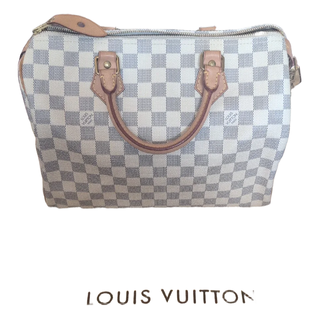 Louis Vuitton Speedy30 Damier Azur Handbag