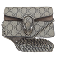 close up of Pre-owned Small GG Supreme Mini Dionysus Crossbody