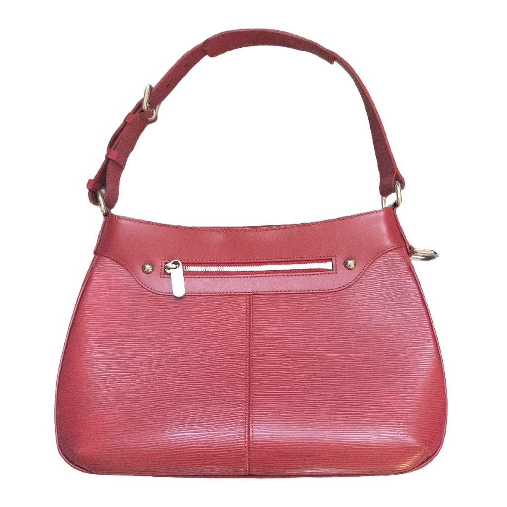 front view of Pre-owned LOUIS VUITTON Rouge Epi Leather Turenne Bag