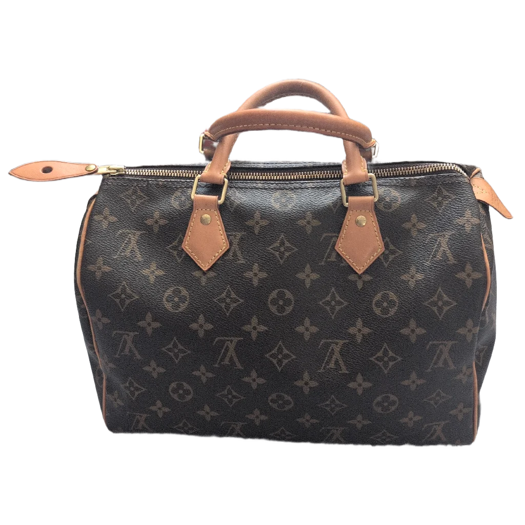 Pre-Owned Louis Vuitton Speedy 30 Monogram SIDE VIEW
