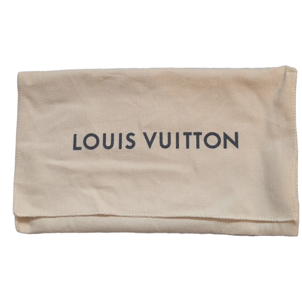 dust bag for Pre-owned Louis Vuitton Mini Pochette Damier AZUR Canvas