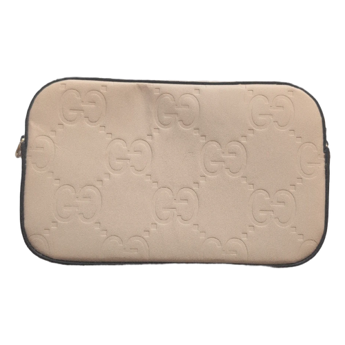 back view of Pre-owned Gucci Beige GG Monogram Shoulder Bag