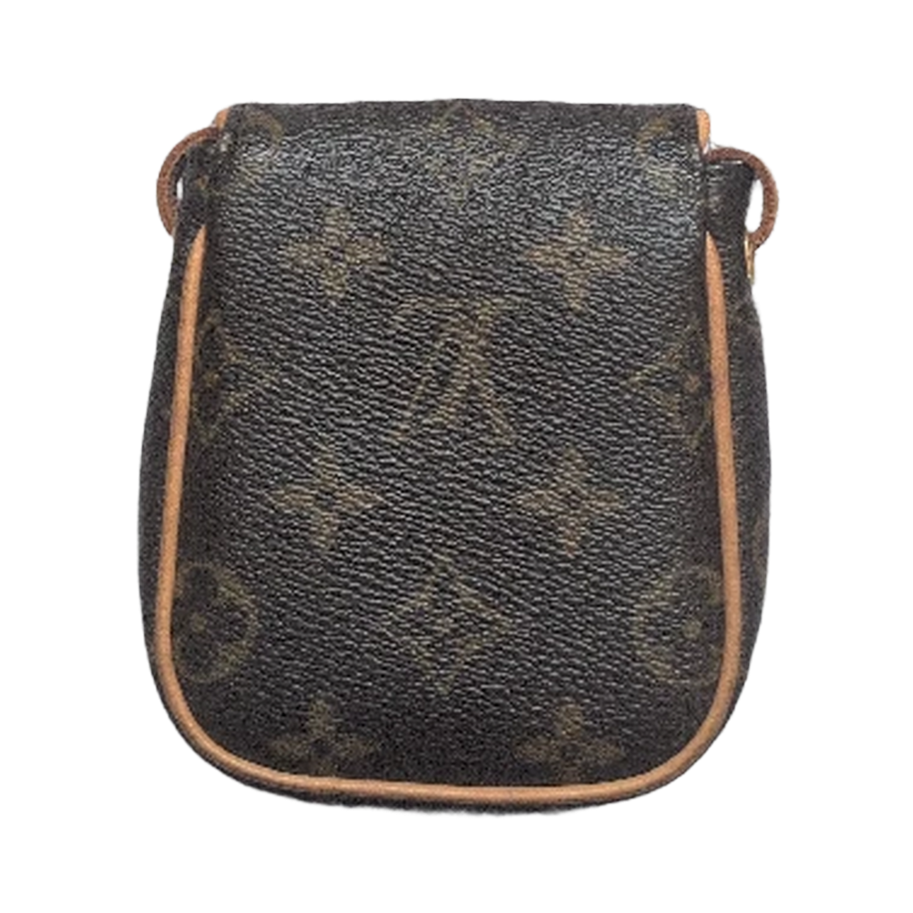 rear view of Pre-Owned Louis Vuitton Monogram Pochette Cancun Shoulder Bag