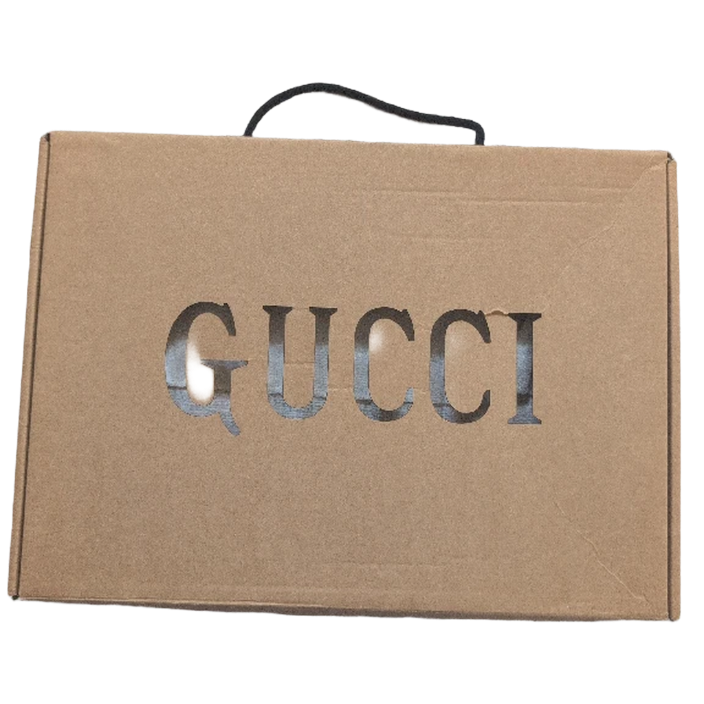 box for Pre-owned Gucci Off The Grid High Orange Nylon Clutch Bag