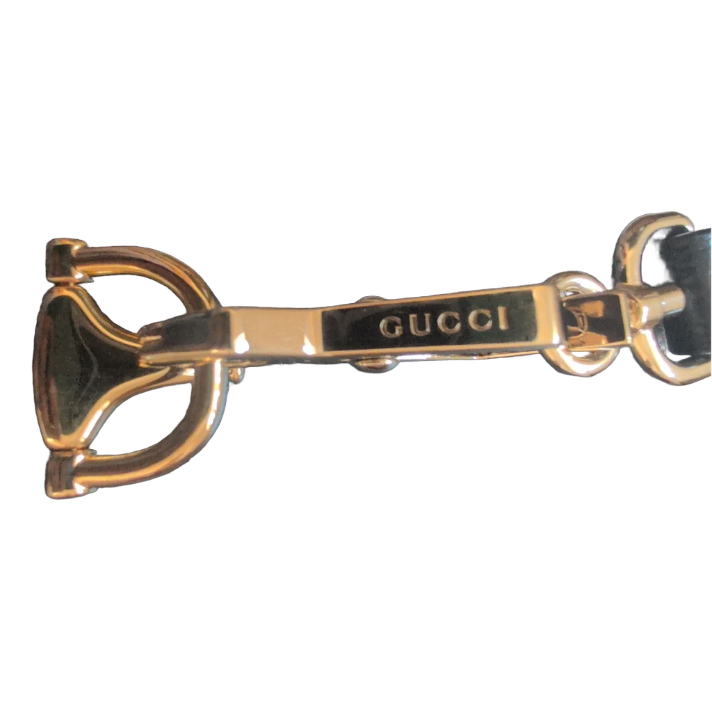 strap harware Pre-owned Gucci and Adidas Originals Black and white Horsebit