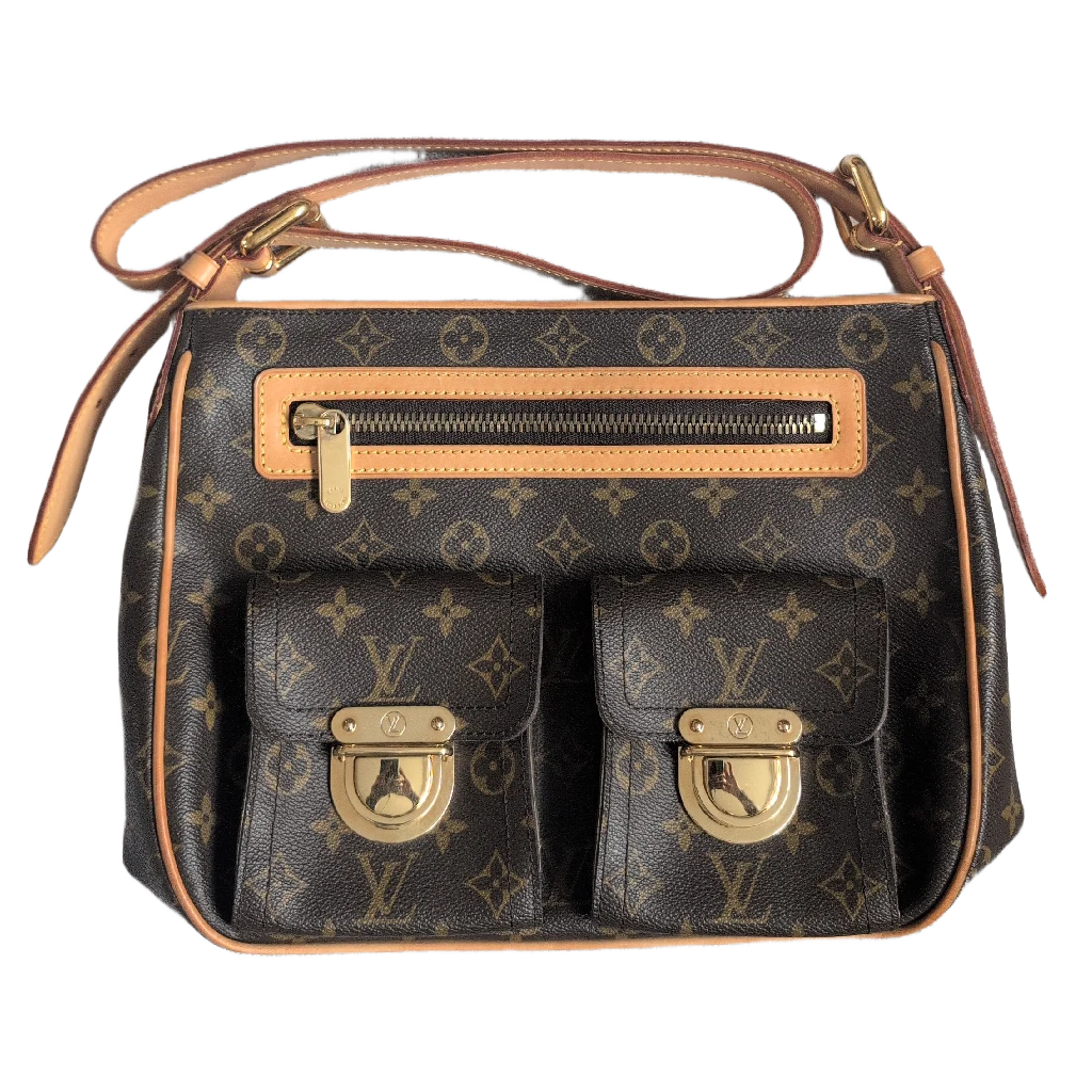 front view of Pre-Owned Louis Vuitton Hudson GM Monogram