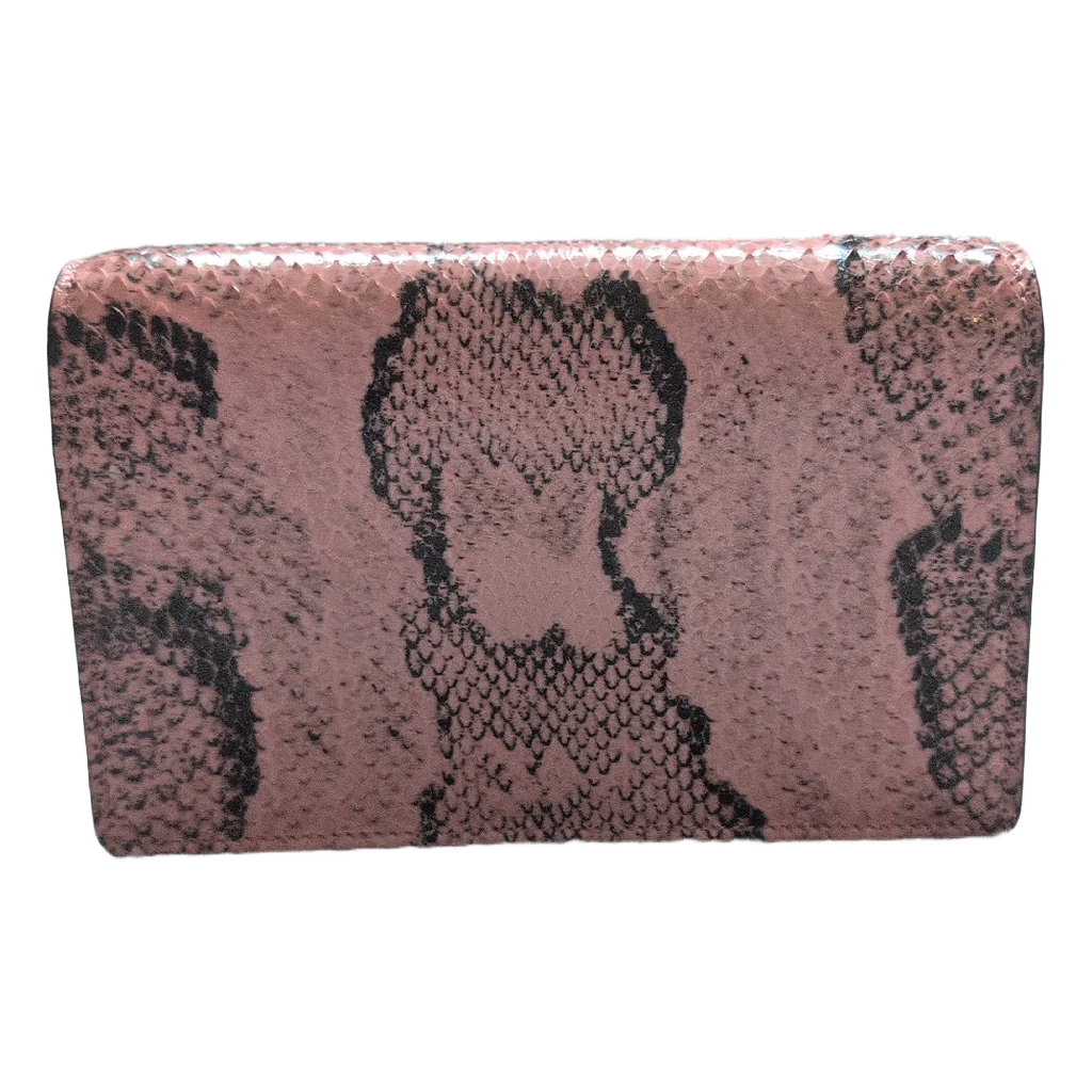 back pic of Pre-Owned Gucci Dionysus Python Mini Pink Bag