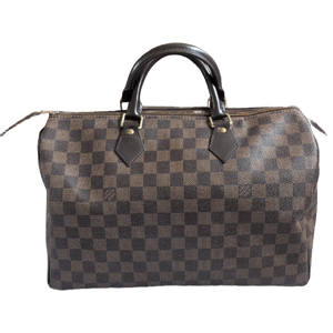 Pre-Owned Louis Vuitton Speedy 35 Damier Ebene