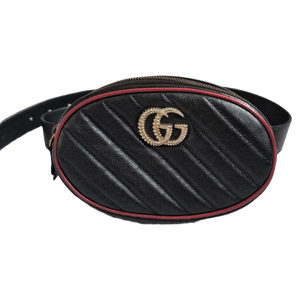 Pre-Owned Gucci GG Marmont Matelasse Belt Bag