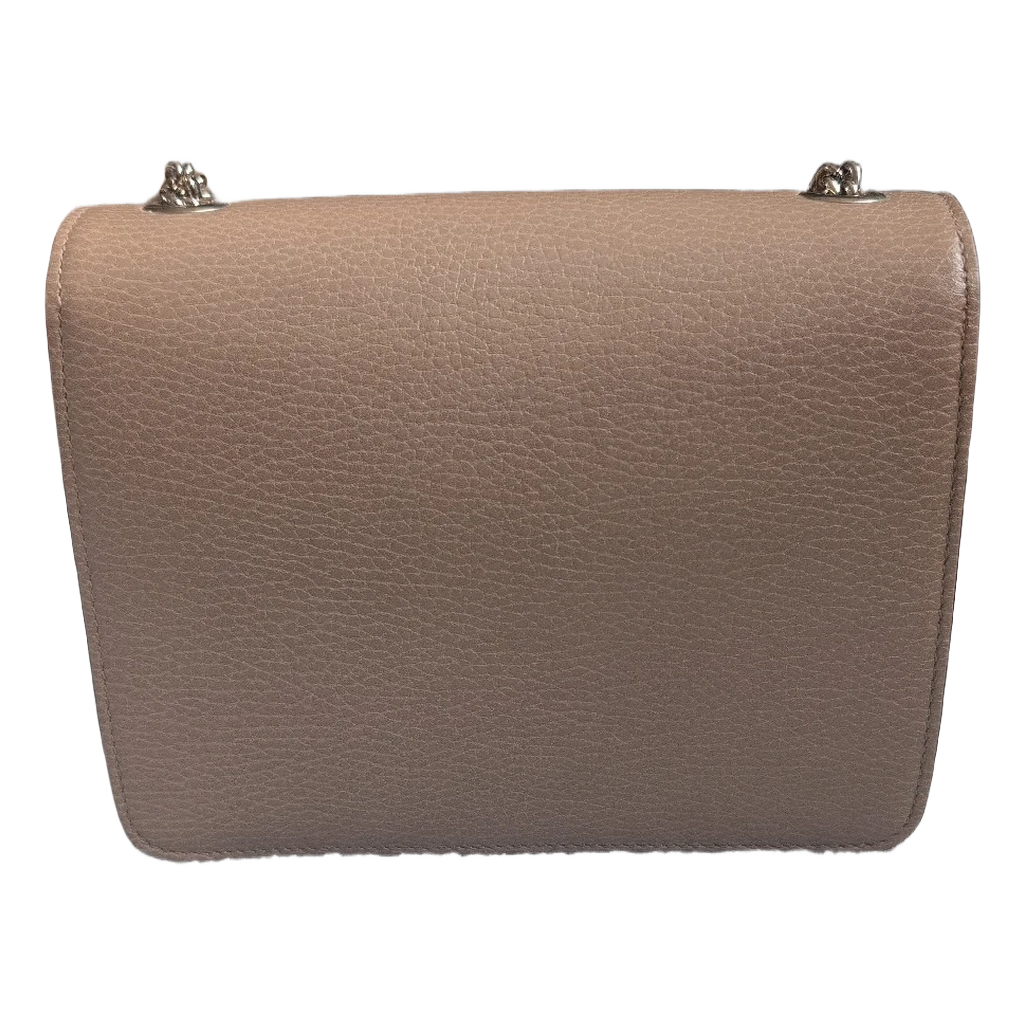 Back of Pre-owned Beige Gucci GG Interlocking Crossbody bag