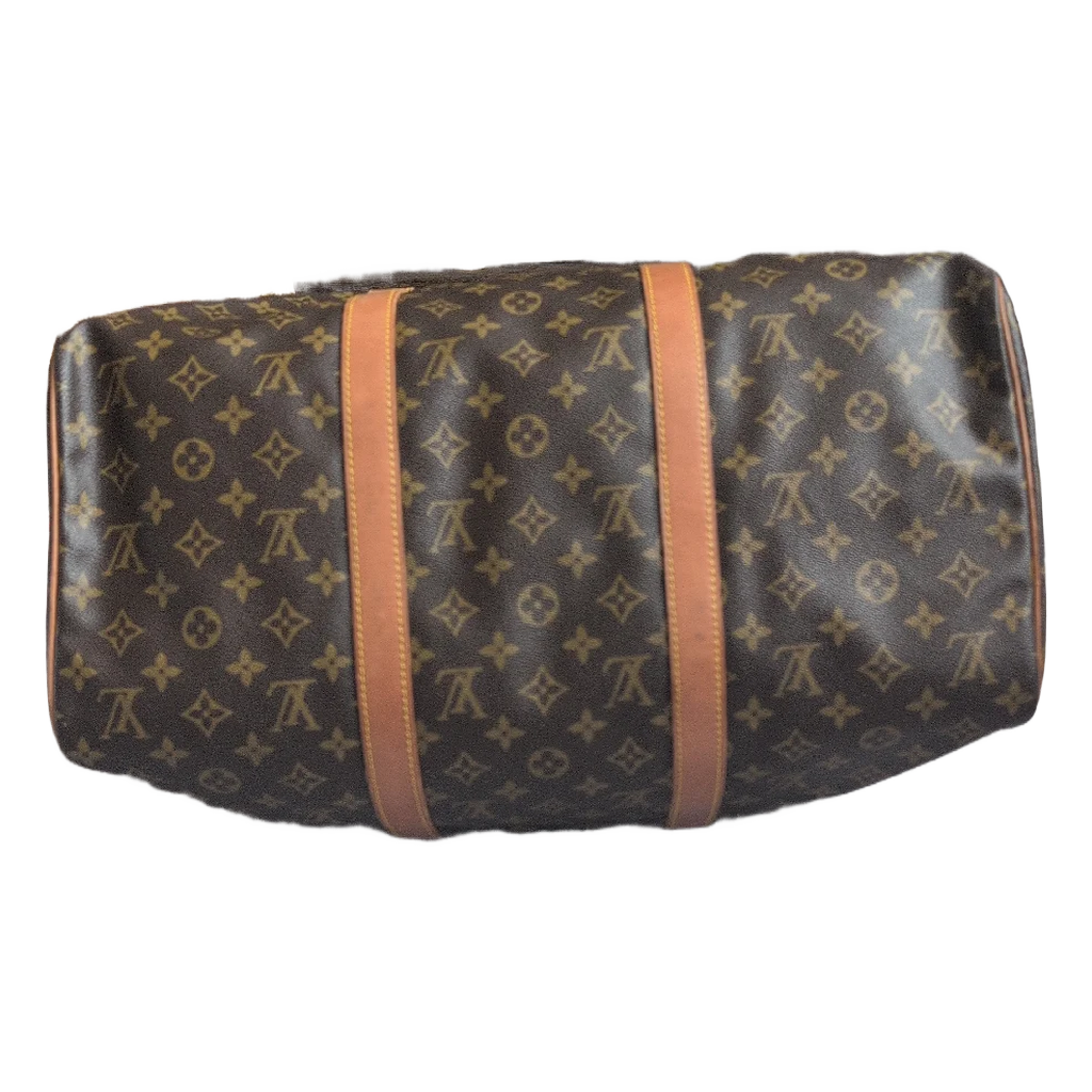 bottom view Pre-Owned Louis Vuitton Keepall 45 Sac Souple Model Duffle bag