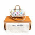 full set pic Louis Vuitton x Takashi Murakami White Multicolore Micro Speedy Bag Charm