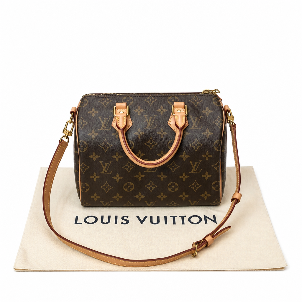 back Pre-Owned Louis Vuitton Speedy 25 Bandoulière – Monogram Canvas