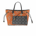 front Pre-Owned Louis Vuitton Jungle Neverfull MM Limited Edition with Matching Pouch
