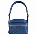 front Louis Vuitton Outdoor Messenger – Blue Taïga Leather Monogram Eclipse Blue
