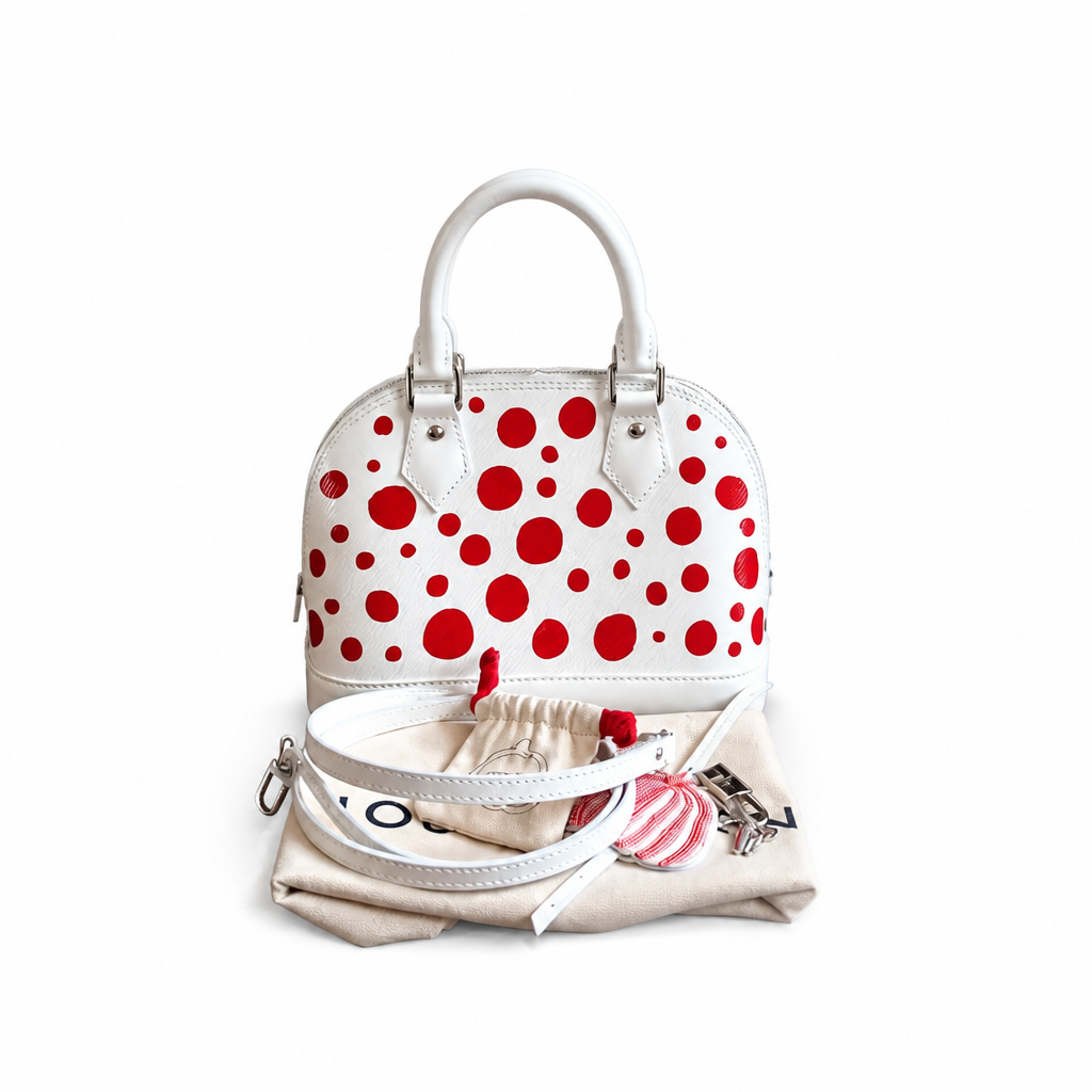 full set Louis Vuitton x Yayoi Kusama Alma BB Shoulder Bag