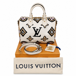 Pre-Owned Louis Vuitton Speedy Bandouliere 25 Wild At Heart Bag - Full Set