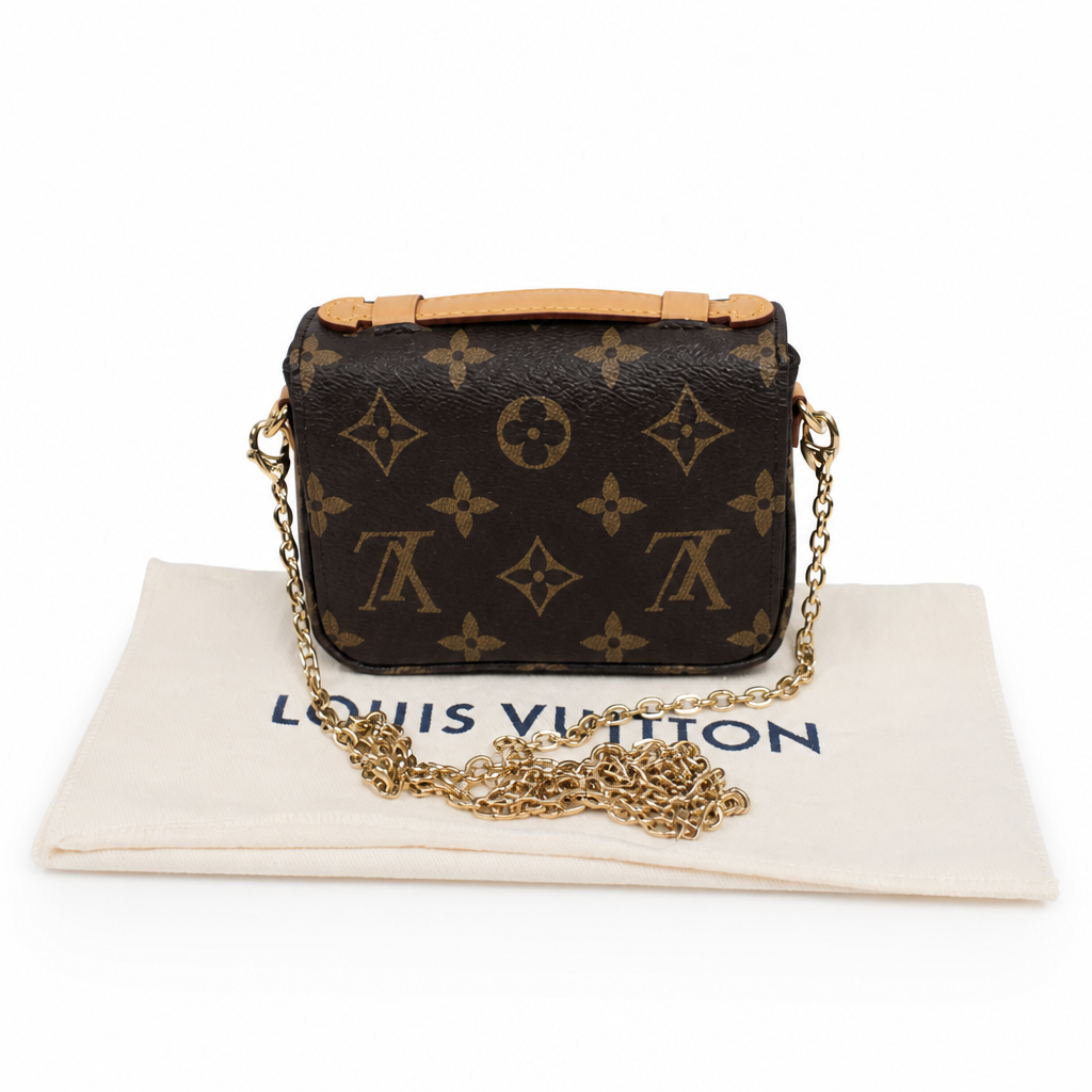 back Pre-Owned Louis Vuitton Micro Metis Bag