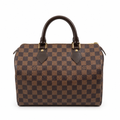 back Pre-Owned Louis Vuitton Speedy 30 Damier Ebene