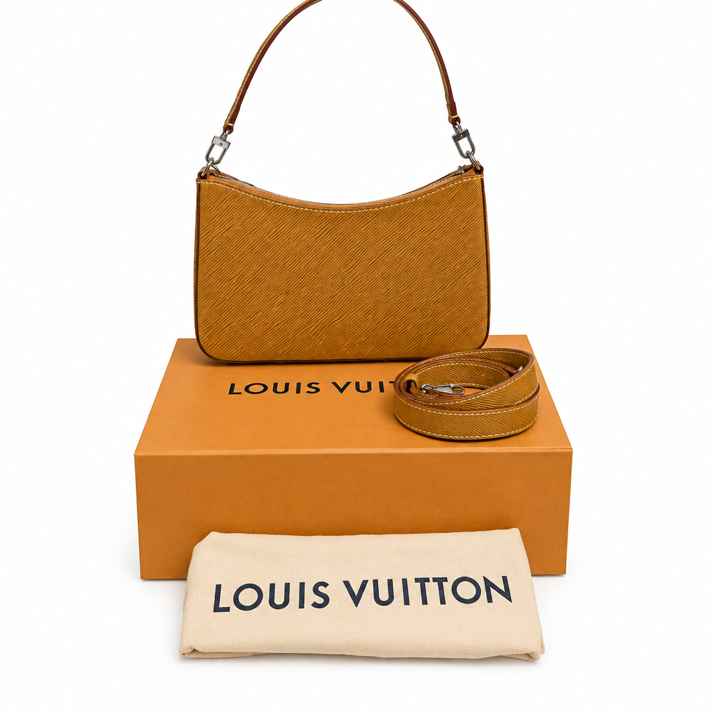 back full set Pre-Owned Louis Vuitton Marelle Shoulder & Crossbody Bag – Caramel Epi Leather
