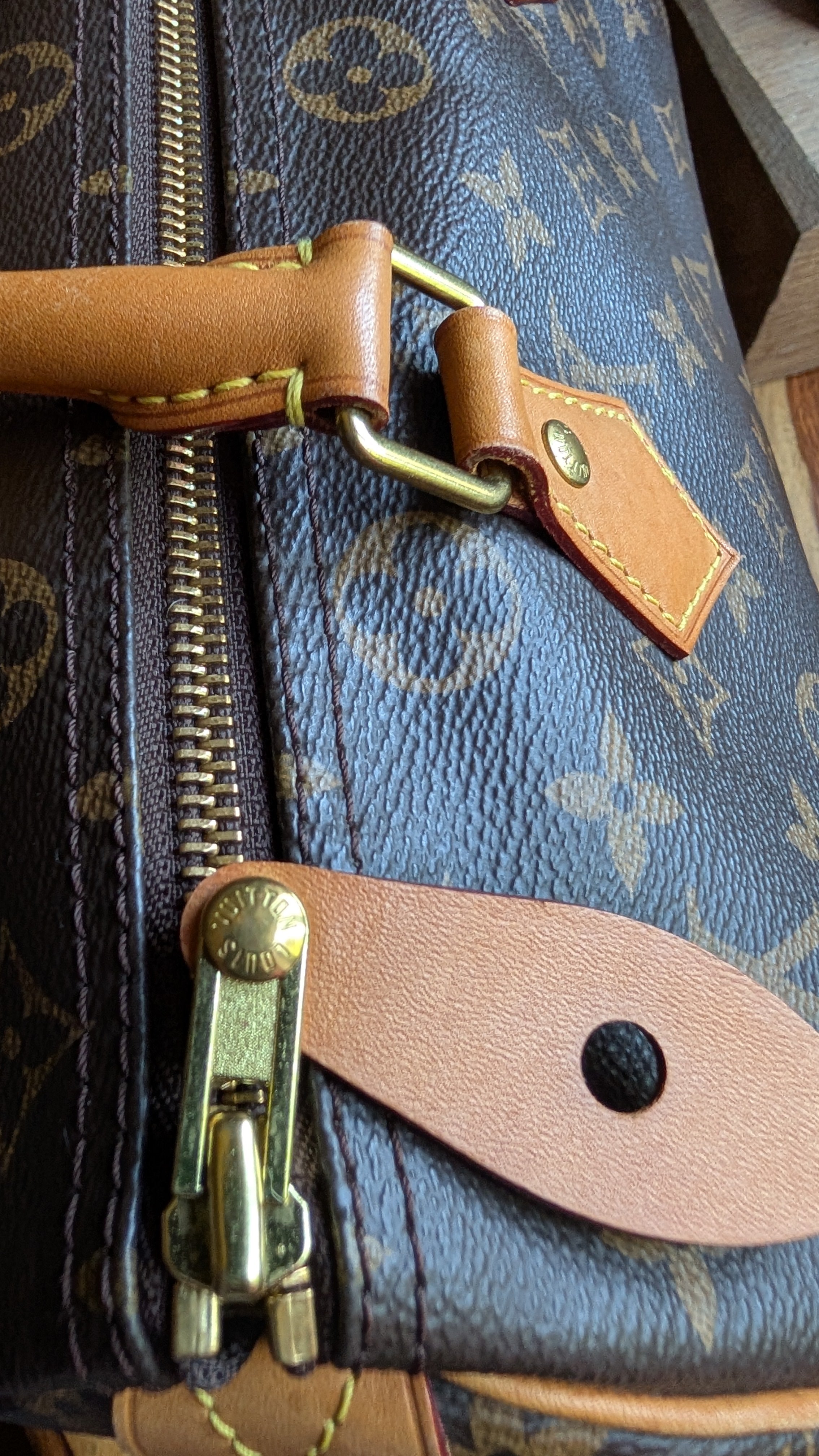 Zipper Pre-Owned Louis Vuitton Speedy 30 Monogram