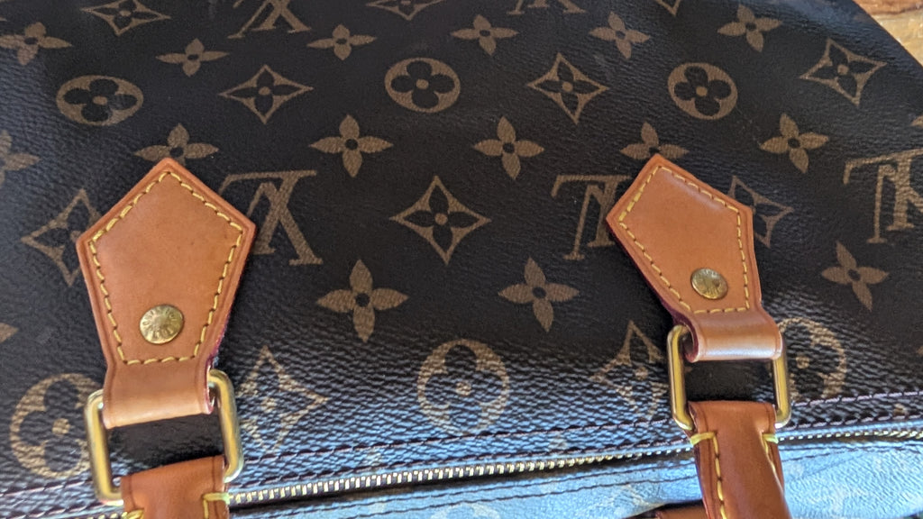 leather strap Pre-Owned Louis Vuitton Speedy 30 Monogram