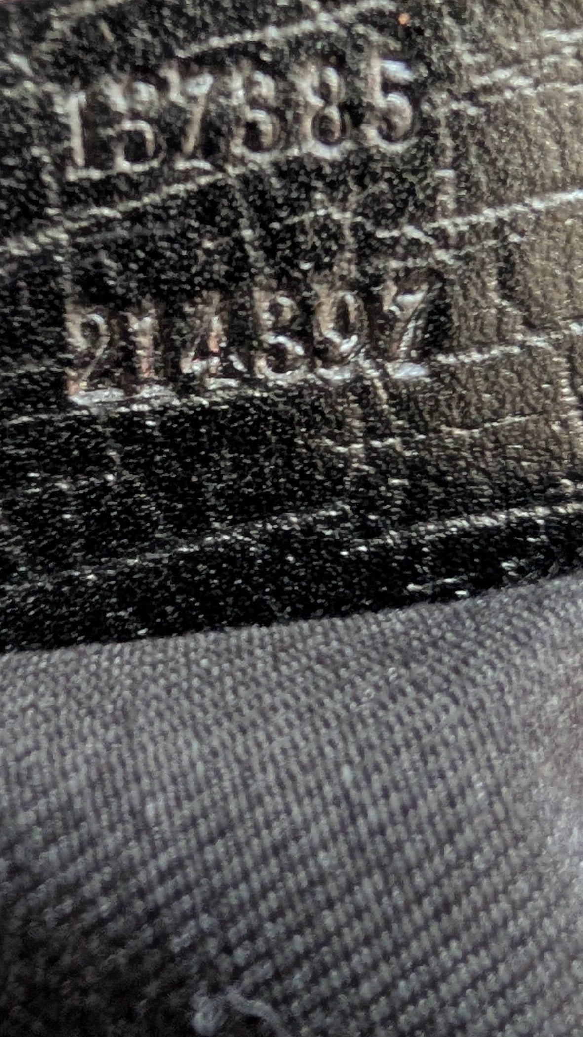 serial number for Pre-Owned Gucci Horsebit Black Tote