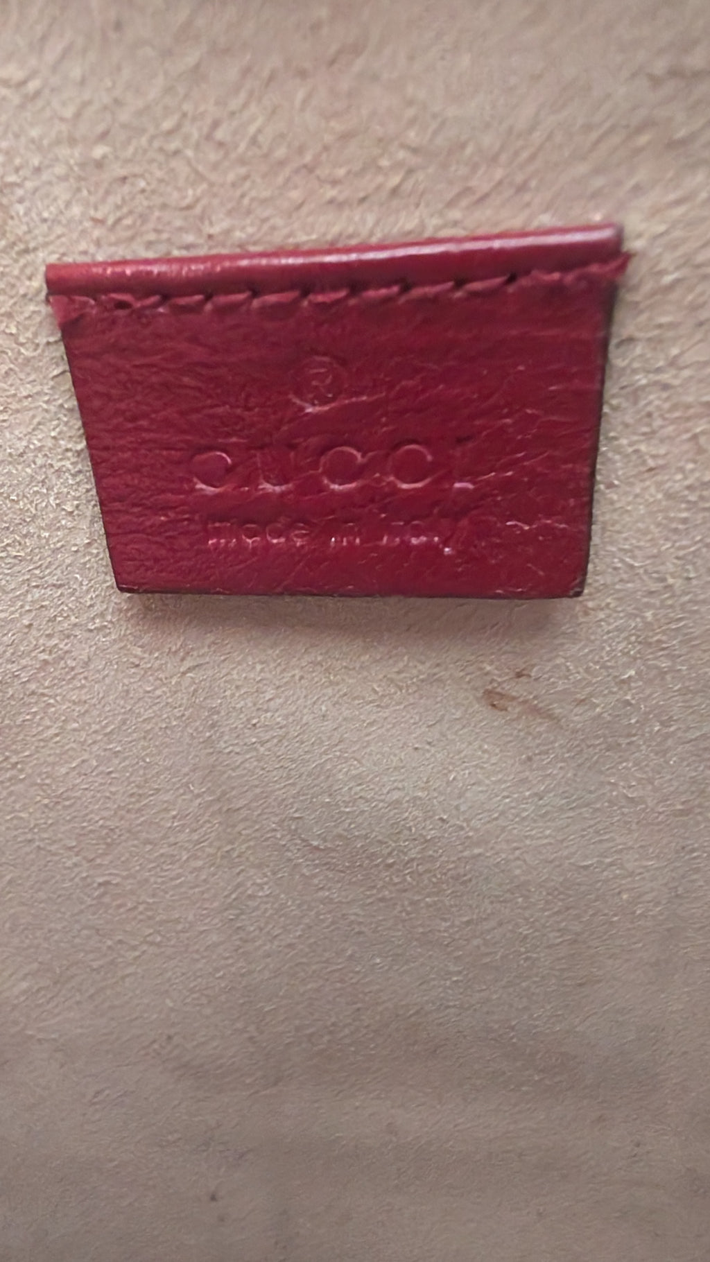 gucci leather label Pre-owned Gucci Rajah Beige Interior Tote Large Black/Red/White GG Tweed