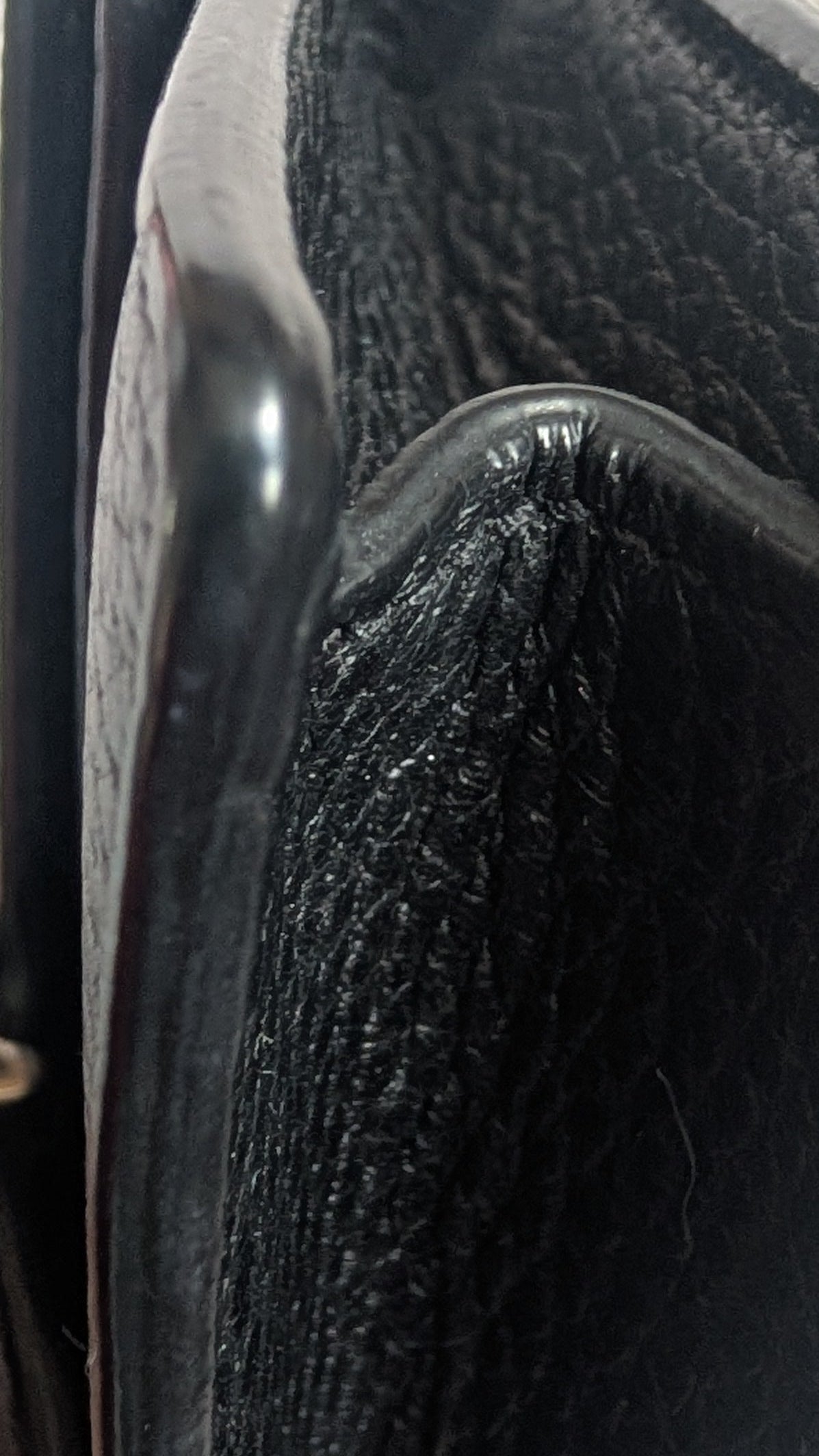 corner of Pre-Owned Gucci Dionysus Black Pebbled Leather Mini Bag