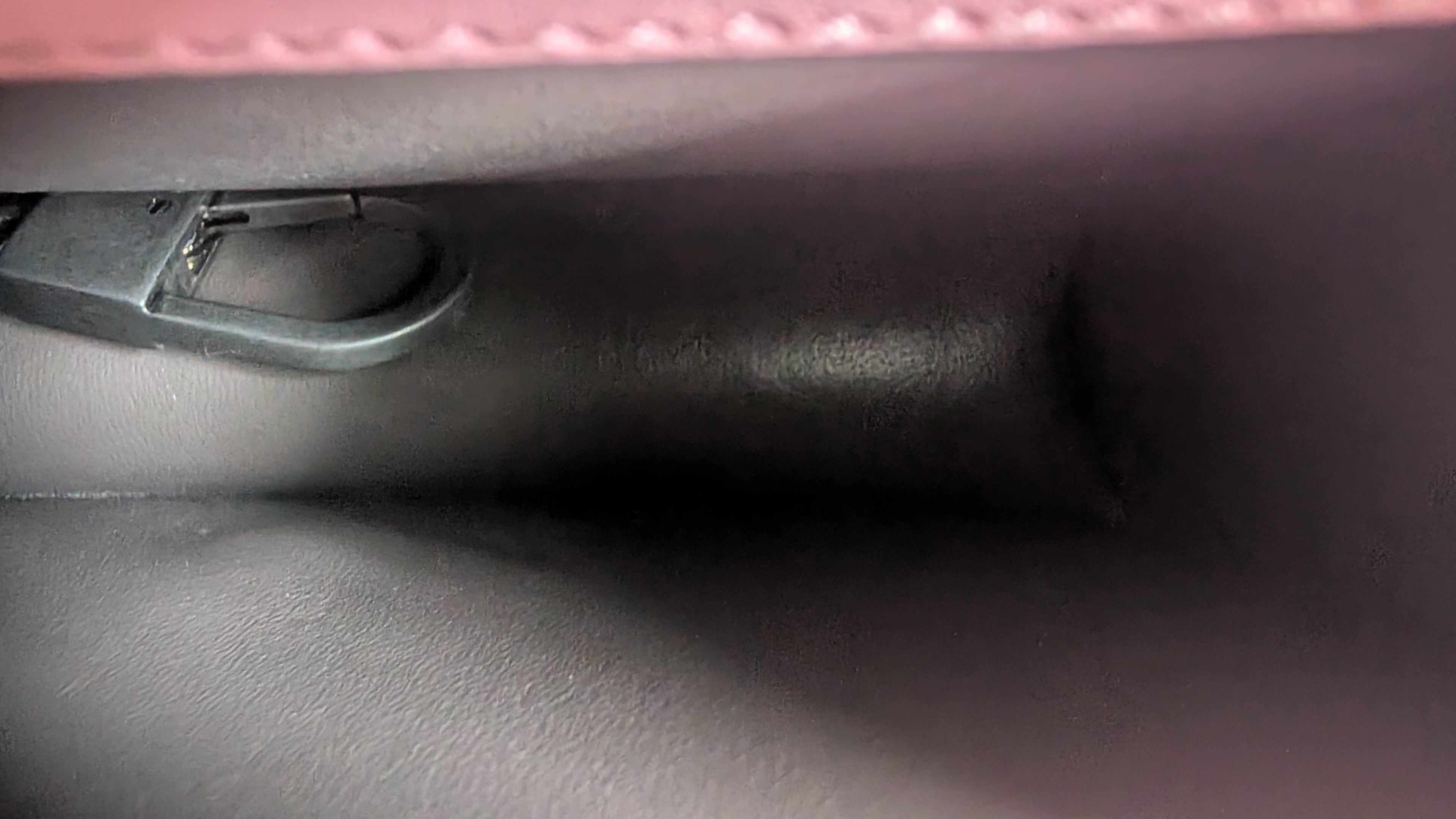 inside condition for Pre-Owned Gucci Dionysus Python Mini Pink Bag