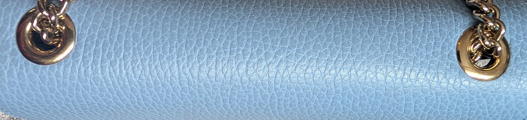 hardware condition Pre-Owned Blue Gucci GG Interlocking Cross Body Bag