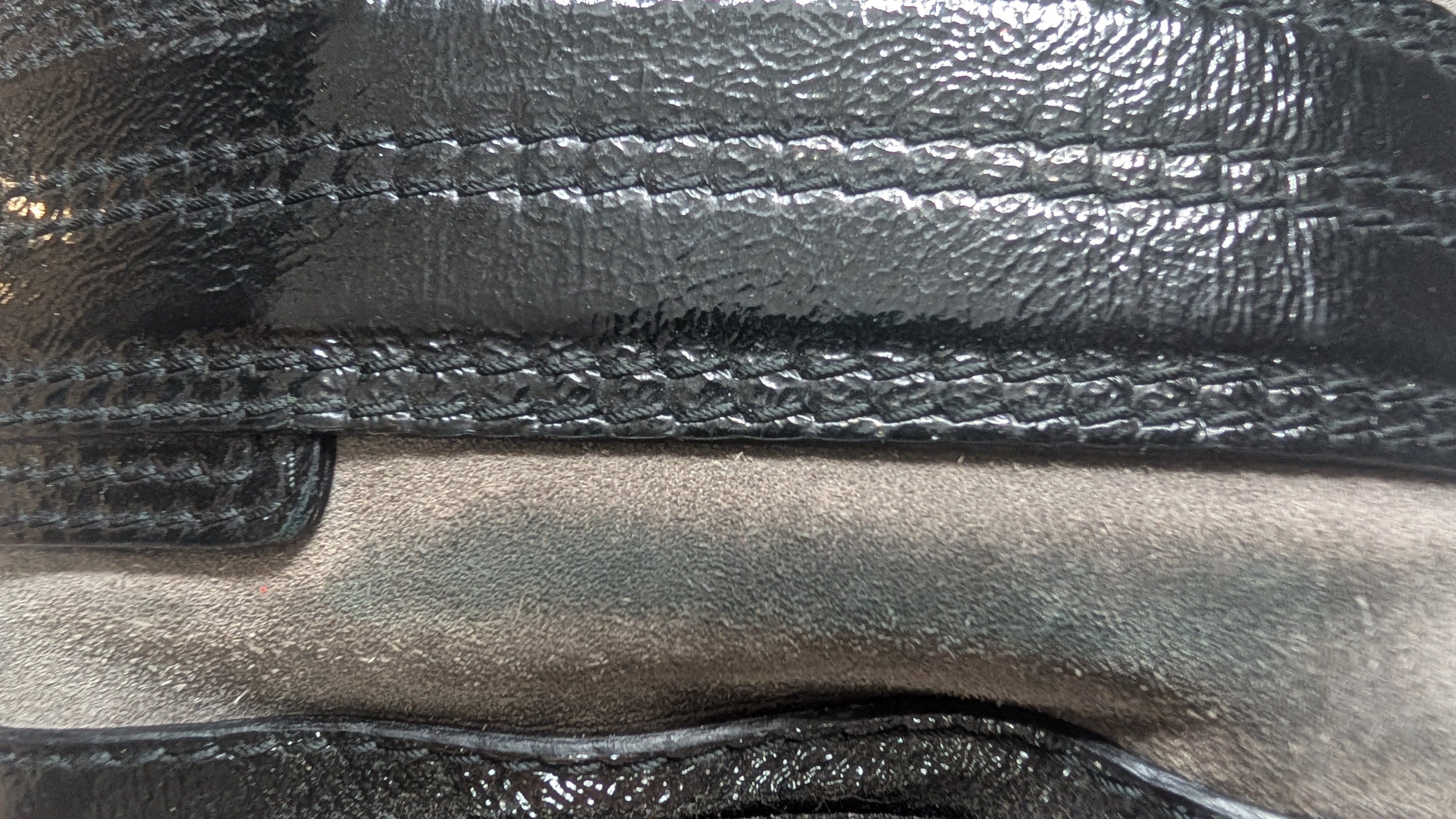 exrerior condition Pre-Owned Gucci Grey Suede Aviatrix Boston Bag