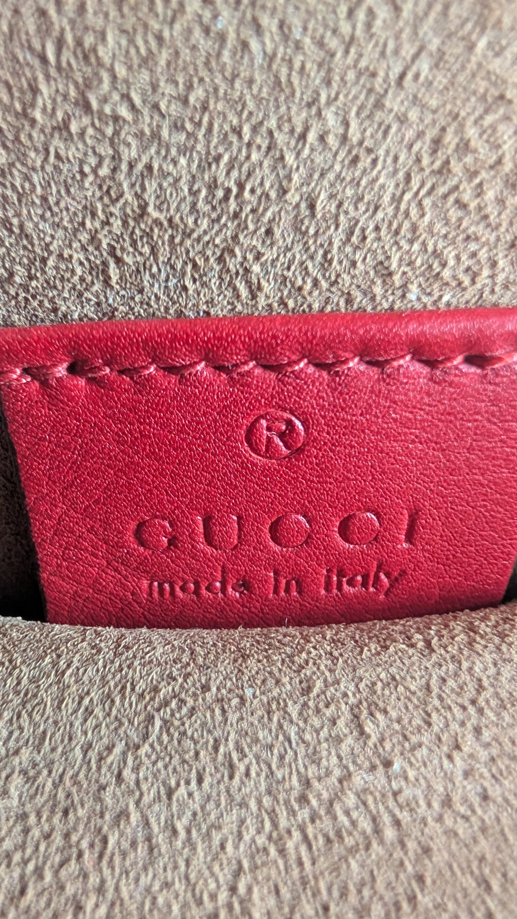 gucci leather label Pre-Owned Gucci GG Coated Canvas Supreme and Leather Arabesque Medium Dionysus Bag