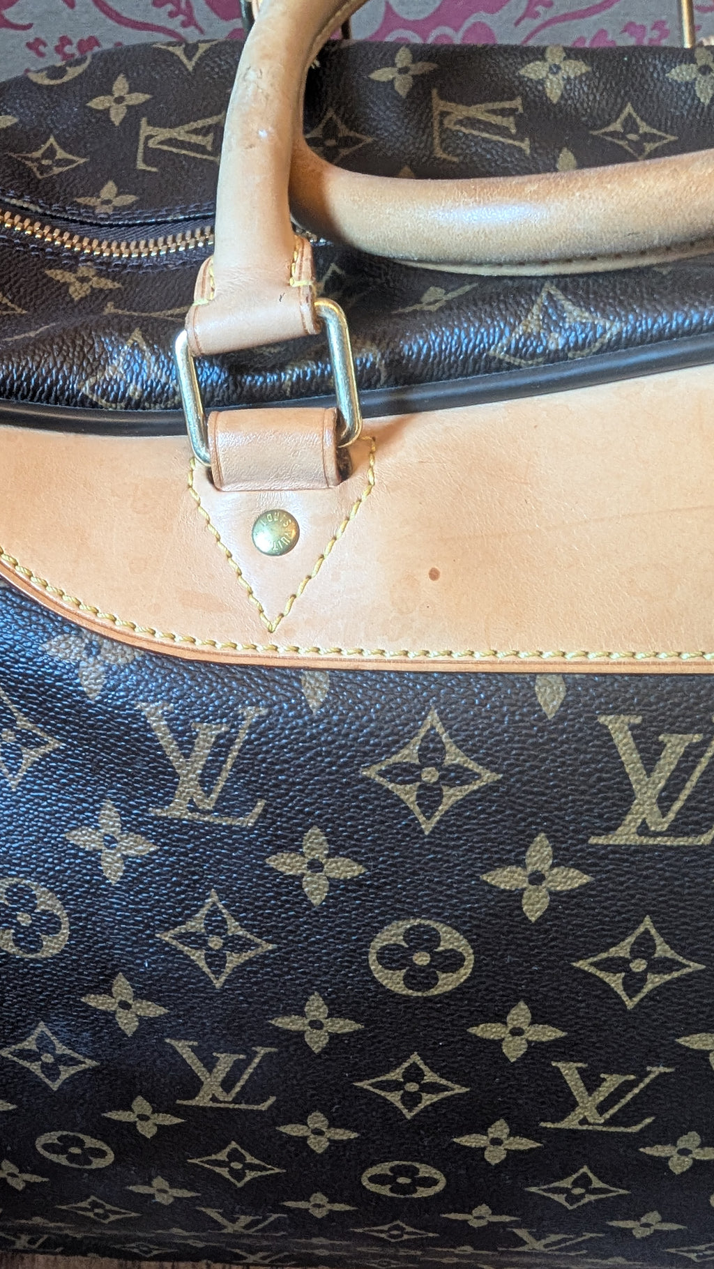 condition 2 Pre-Owned Louis Vuitton Monogram Eole 55 Travel Bag Carry Case