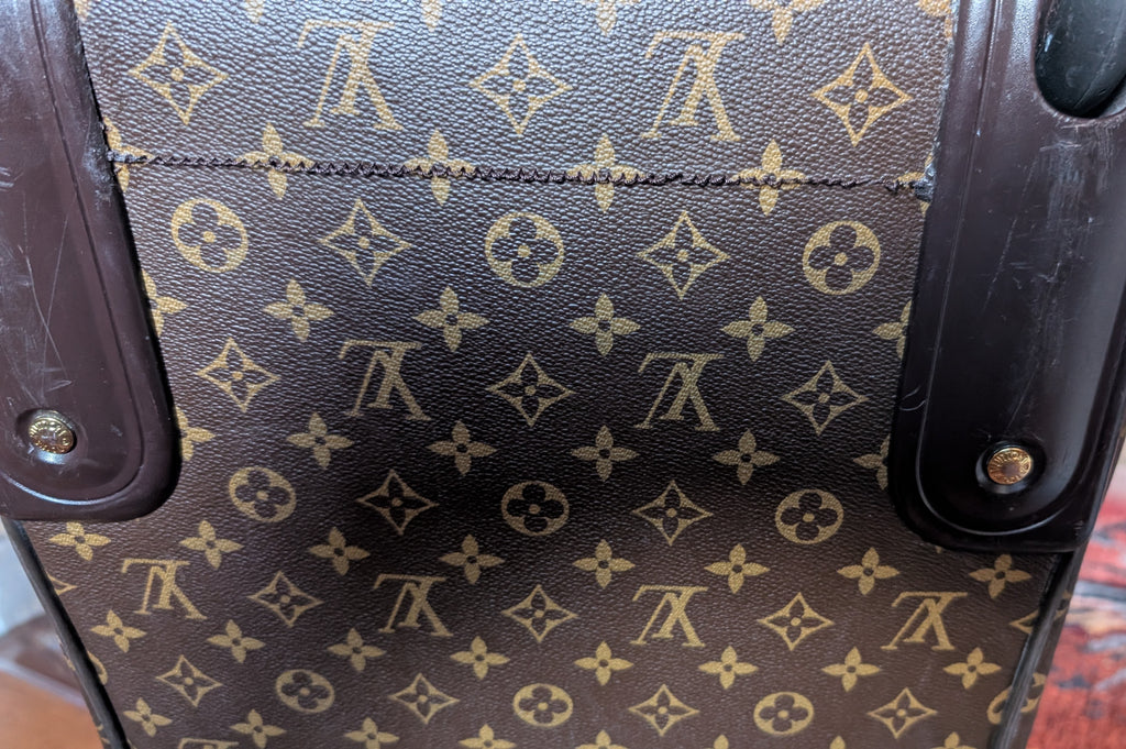 showing xondition Pre-Owned Louis Vuitton Monogram Eole 55 Travel Bag Carry Case