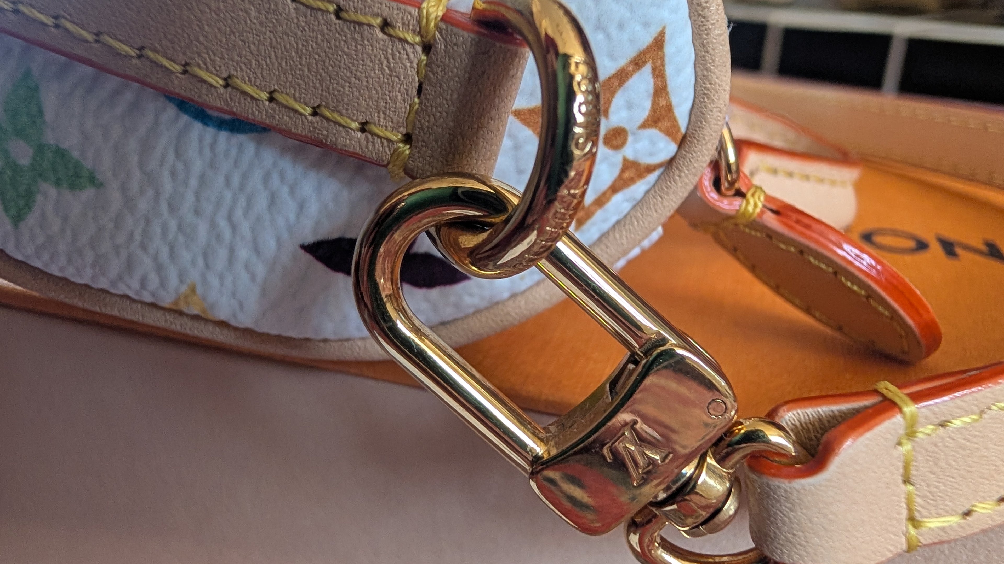 other handware Louis Vuitton x Takashi Murakami White Multicolore Micro Speedy Bag Charm
