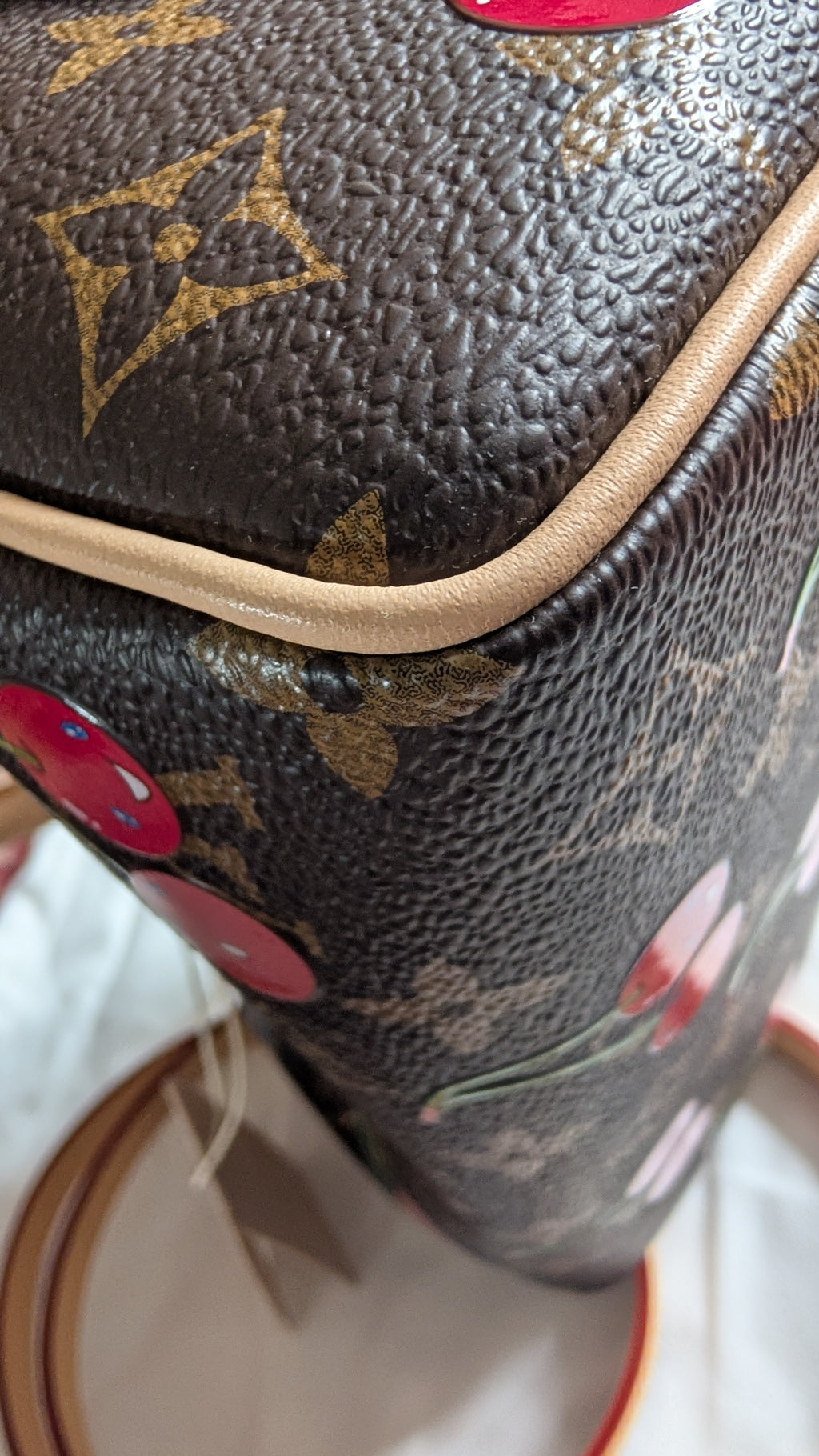 corner 2 Pre-Owned Louis Vuitton x Takashi Murakami Cherry Speedy Bandoulière 