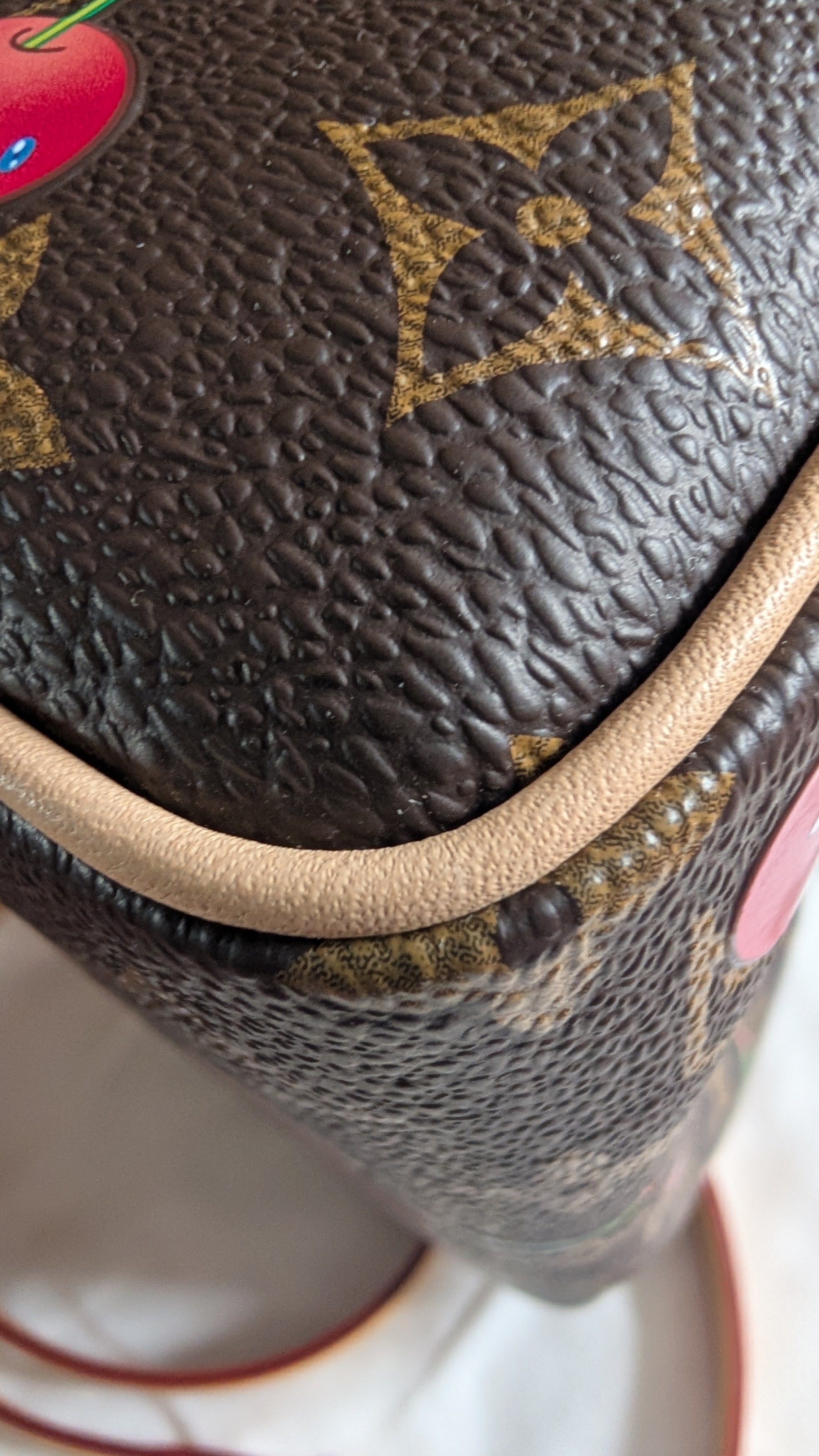 corner 3 Pre-Owned Louis Vuitton x Takashi Murakami Cherry Speedy Bandoulière 