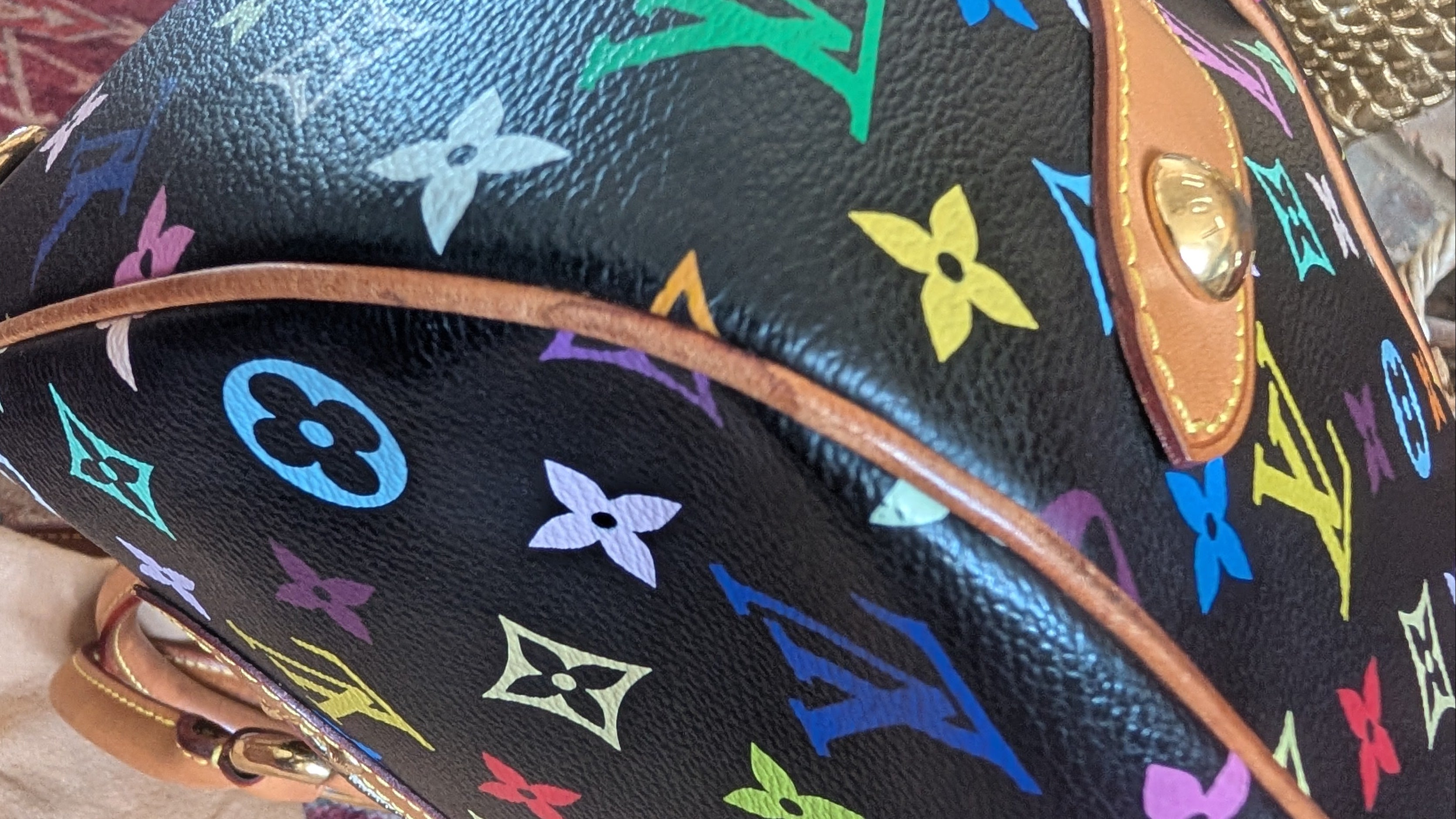 corner Pre-Owned Louis Vuitton x Takashi Murakami Rita  Multicolore Monogram Black