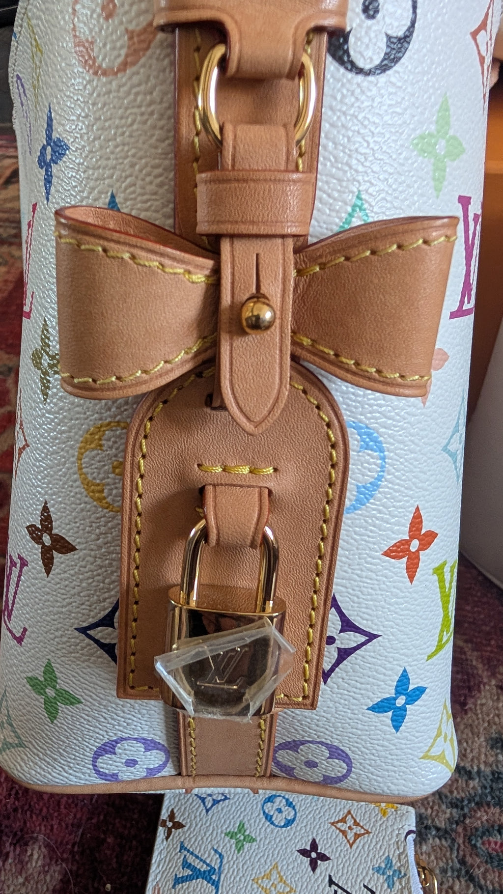 hardware Louis Vuitton x Takashi Murakami All In BB Bucket Bag 