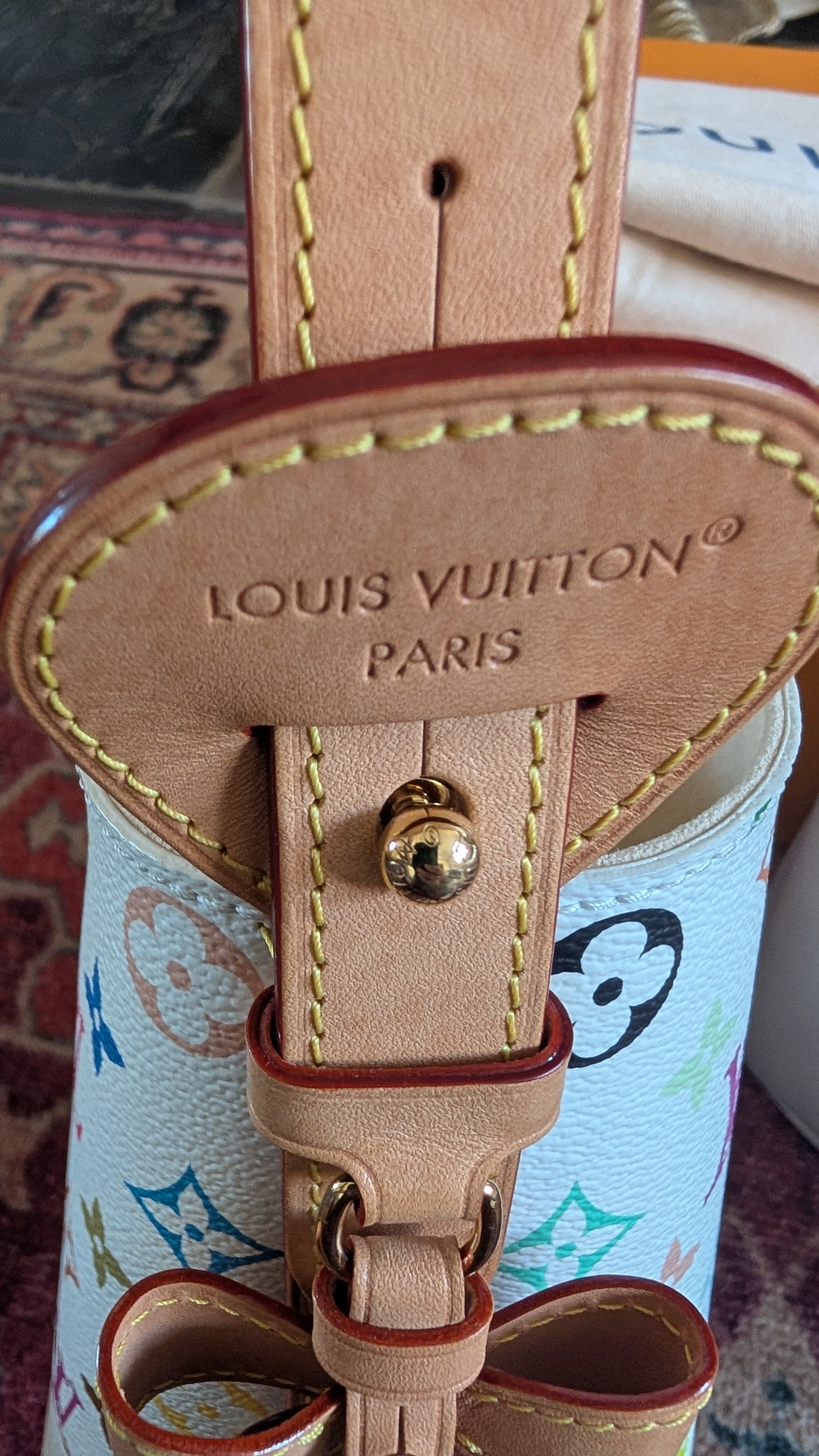 other hardware Louis Vuitton x Takashi Murakami All In BB Bucket Bag 