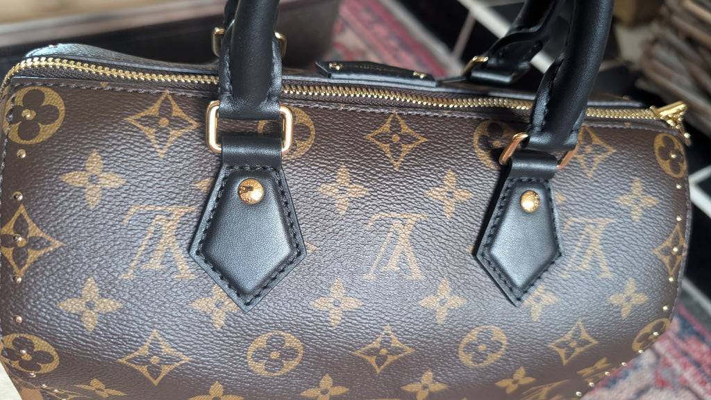 handles Pre-Owned Louis Vuitton Speedy Trunk 25 Monogram