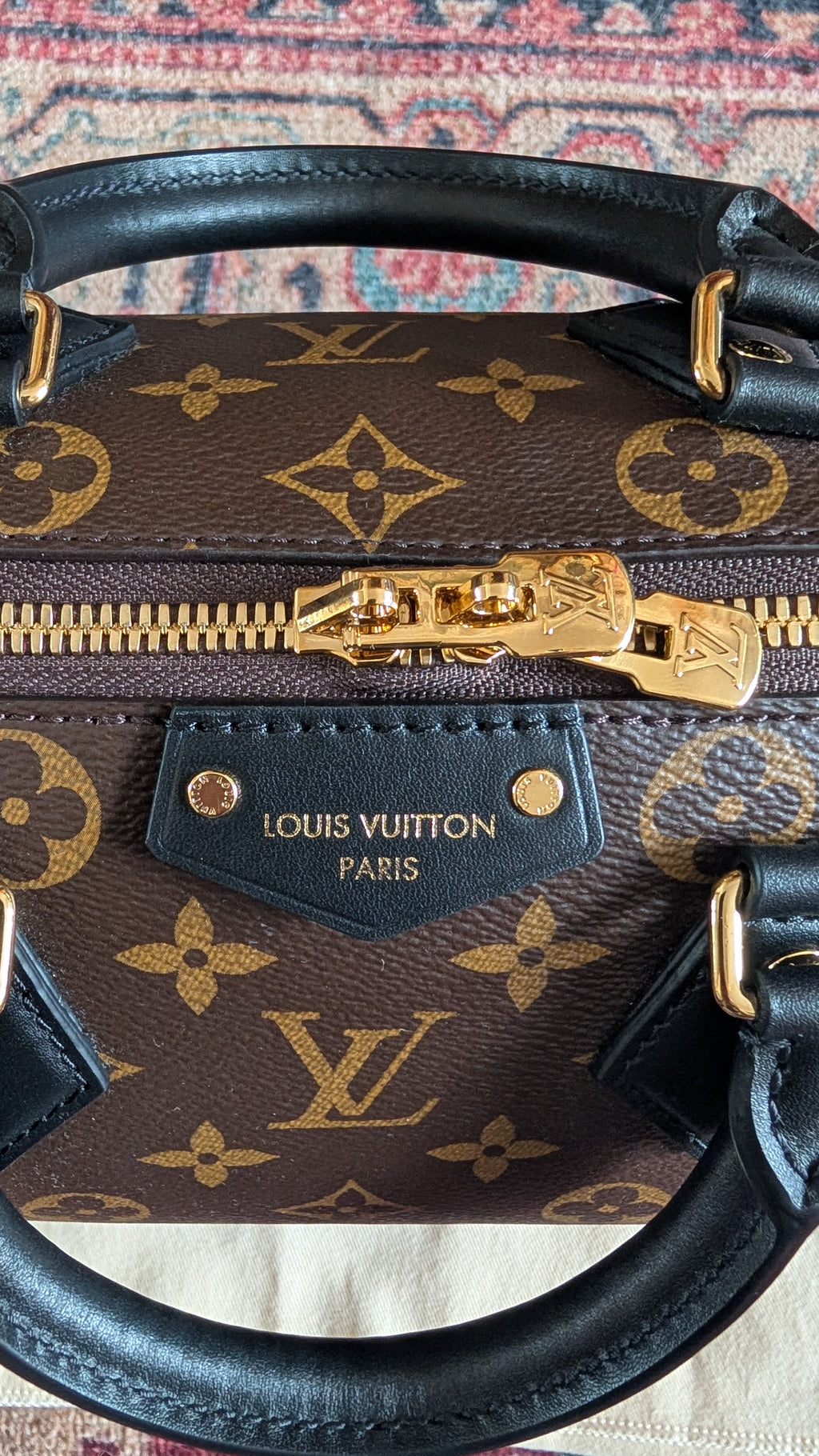 zip Pre-Owned Louis Vuitton Speedy Trunk 25 Monogram