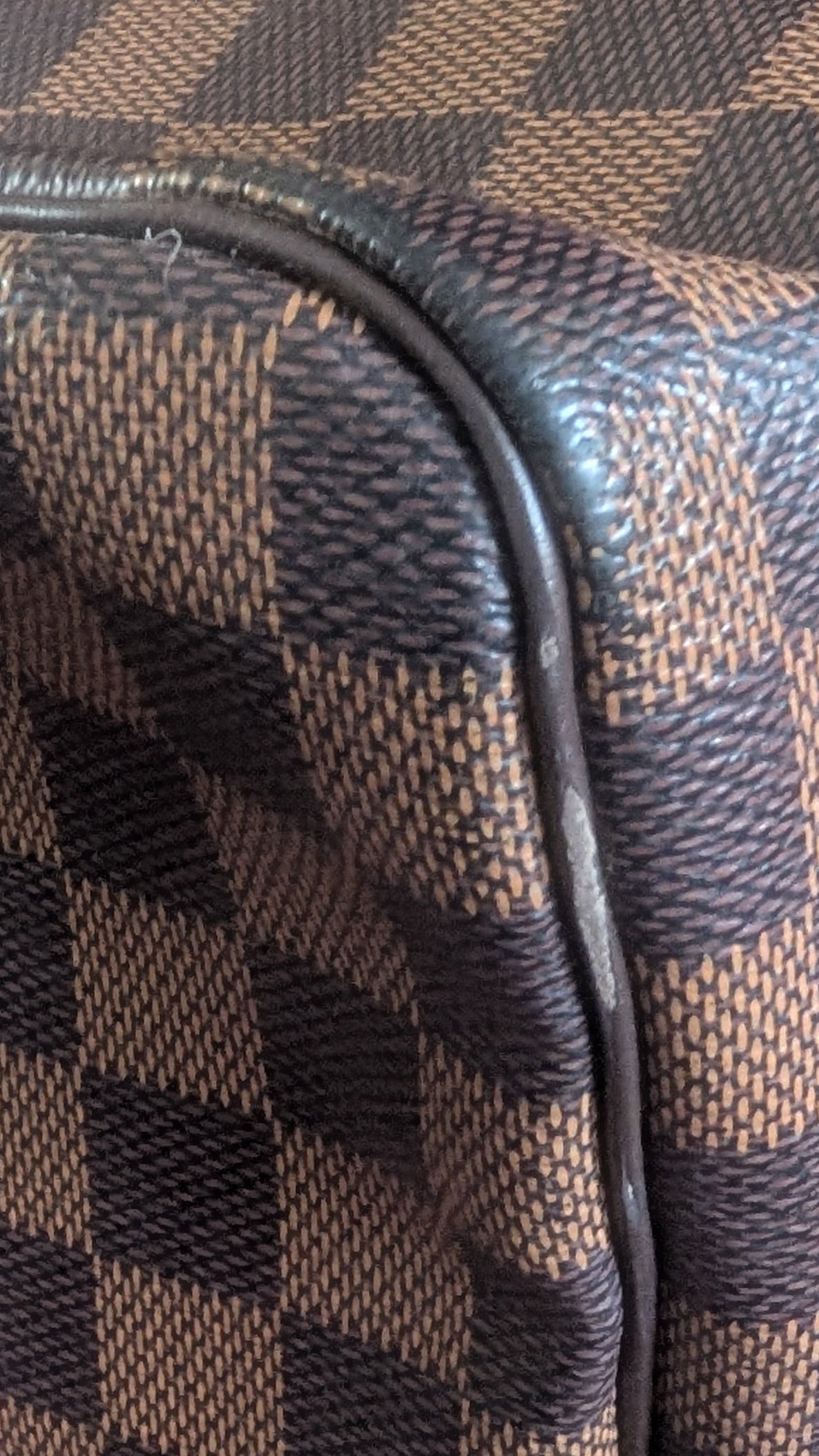 corner 2 Pre-Owned Louis Vuitton Speedy 30 Damier Ebene