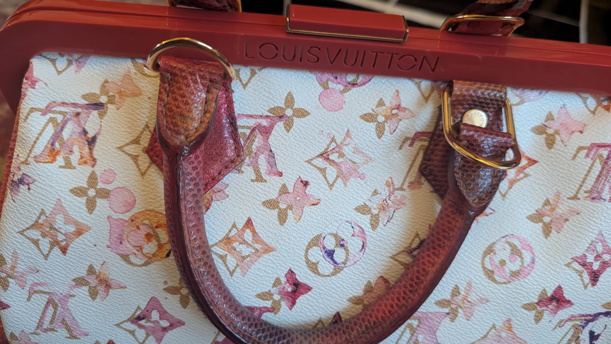 Pre-Owned Louis Vuitton Aquarelle Watercolor Frame Speedy 30 – 2008