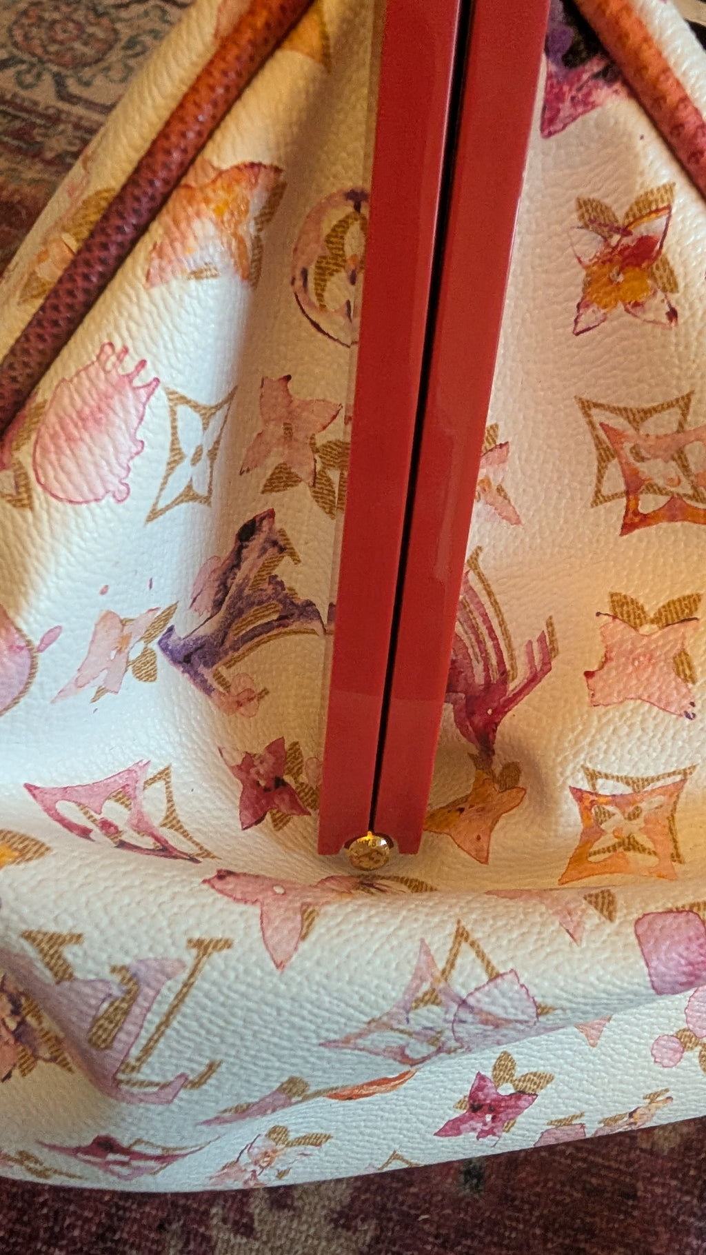Pre-Owned Louis Vuitton Aquarelle Watercolor Frame Speedy 30 – 2008