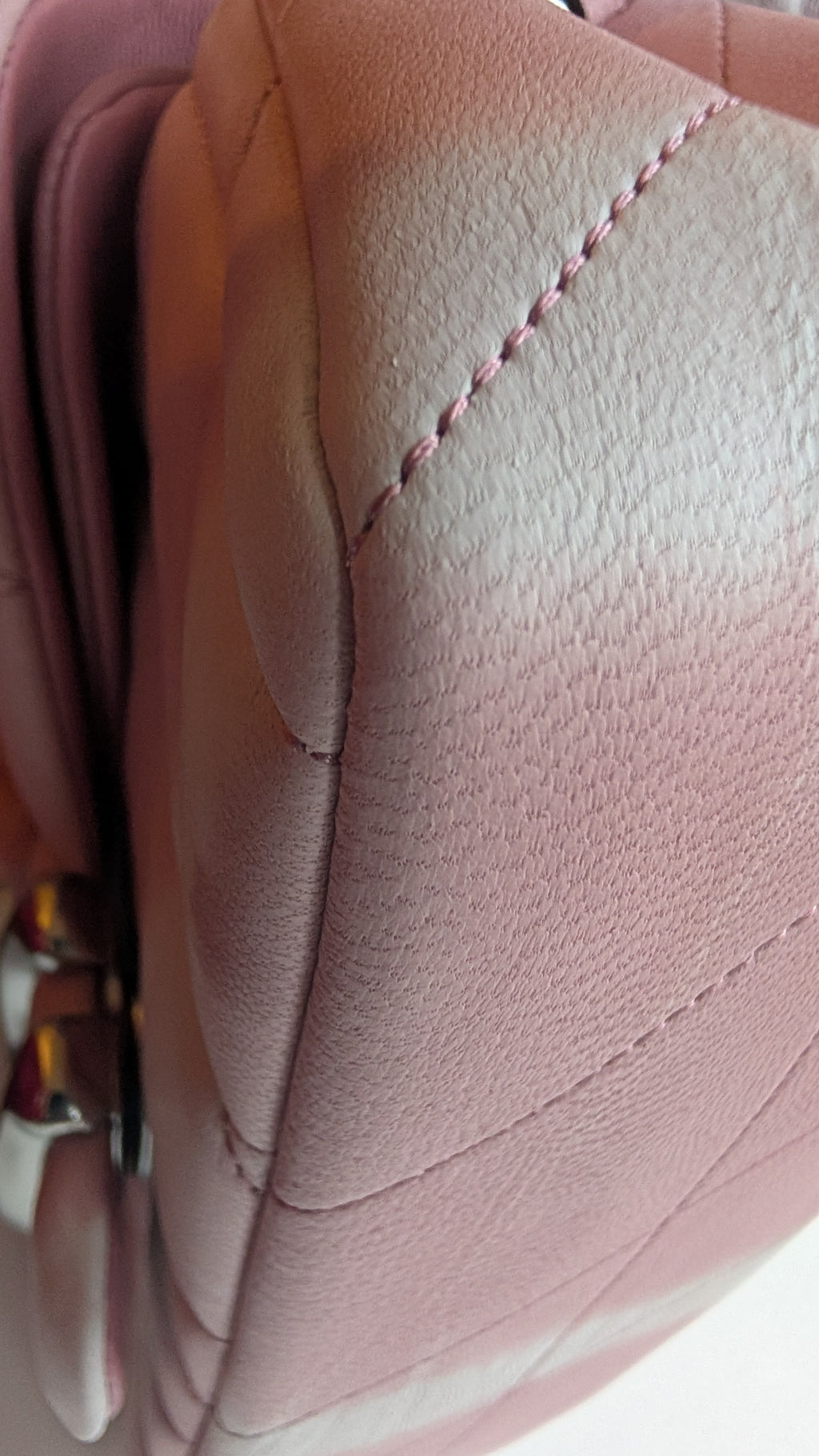 corner 2 Pre-Owned Coach Tabby 20 Quilted Nappa Leather Shoulder Bag – Pink & White Ombré