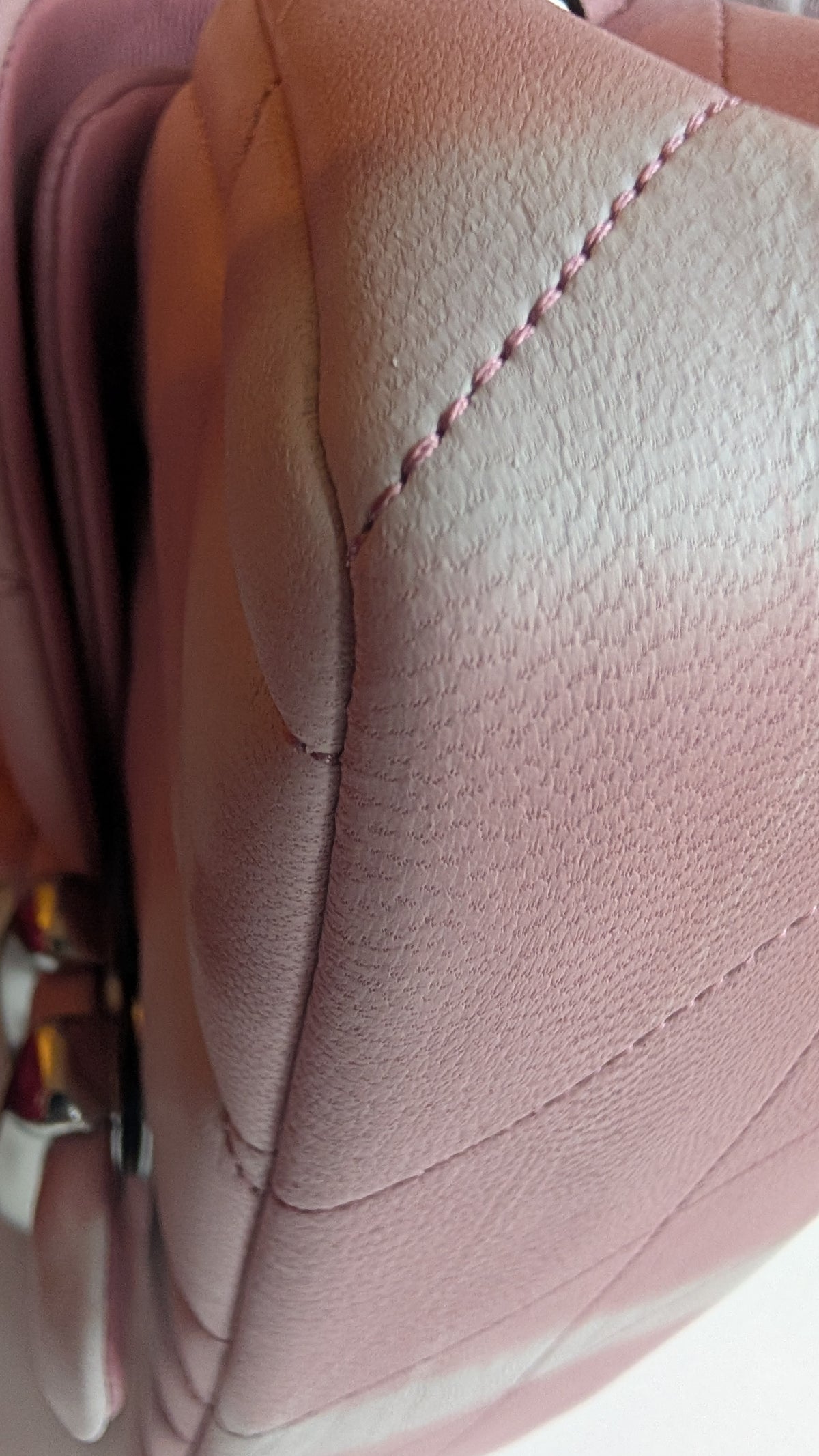 corner 2 Pre-Owned Coach Tabby 20 Quilted Nappa Leather Shoulder Bag – Pink & White Ombré
