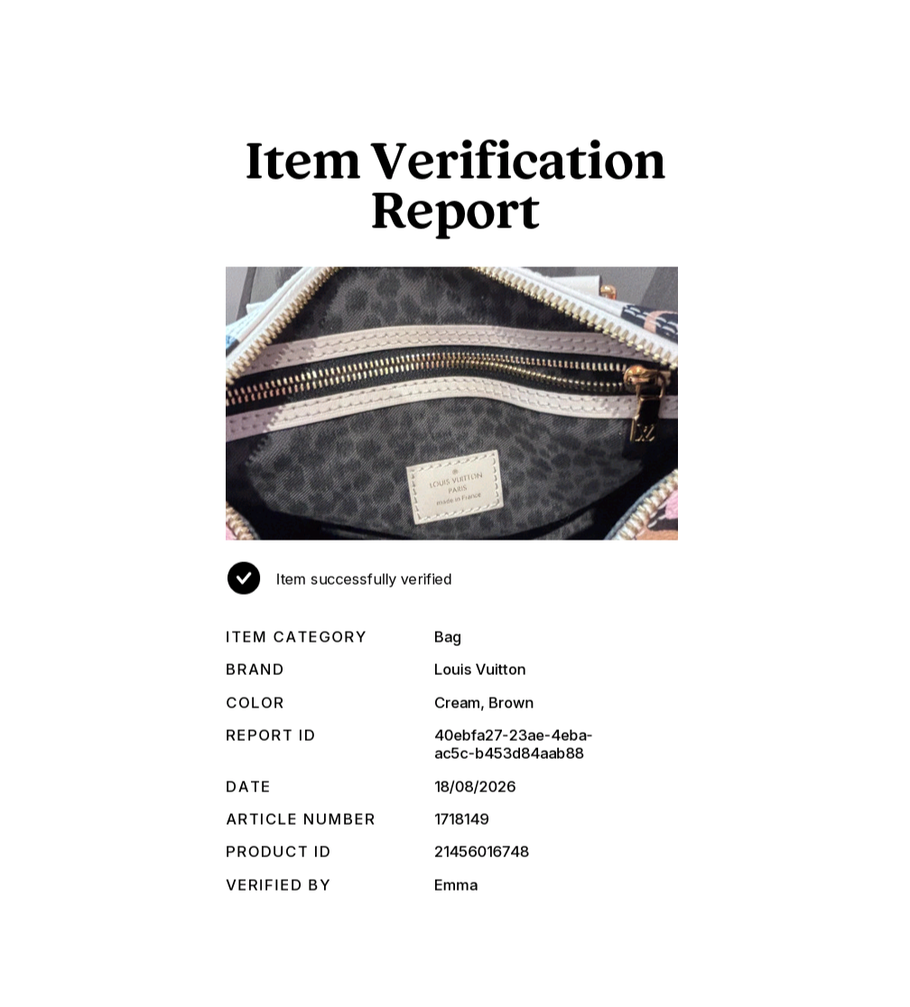 certificate of authenticity
Pre-Owned Louis Vuitton Speedy Bandouliere 25 Wild At Heart Bag - Full Set